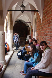 Dziedziniec Collegium Maius