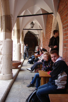 Dziedziniec Collegium Maius