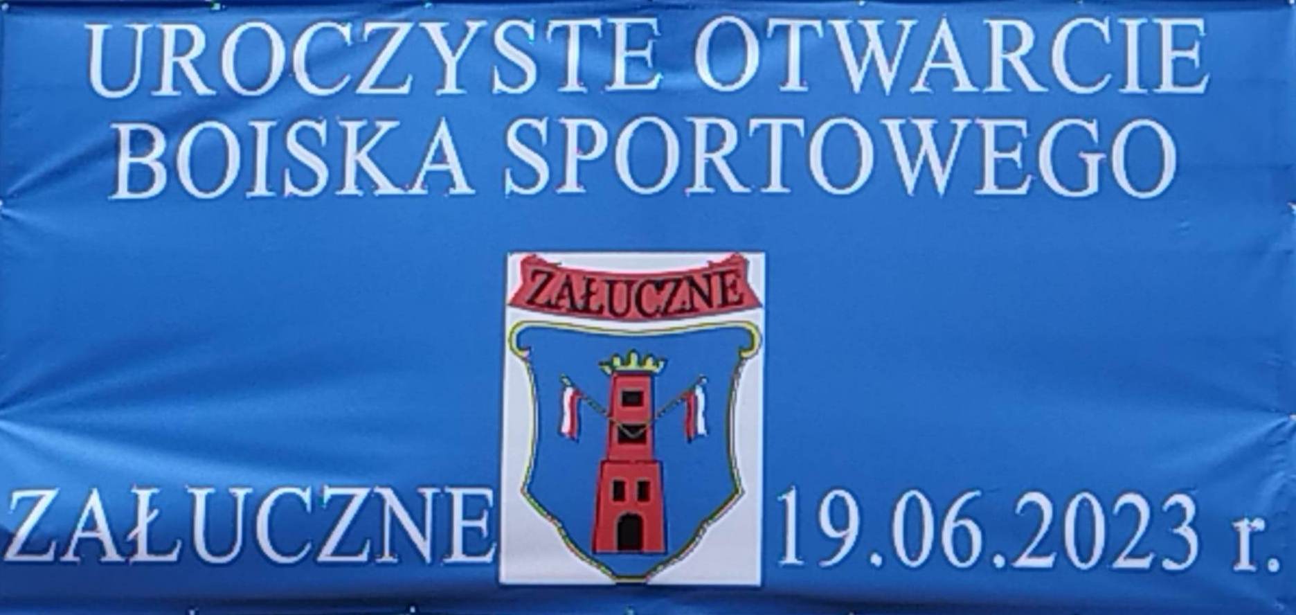 Uroczyste otwarcie boiska sportowego